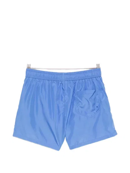 Slip de baie Moschino cu imagine cu cordon albastru