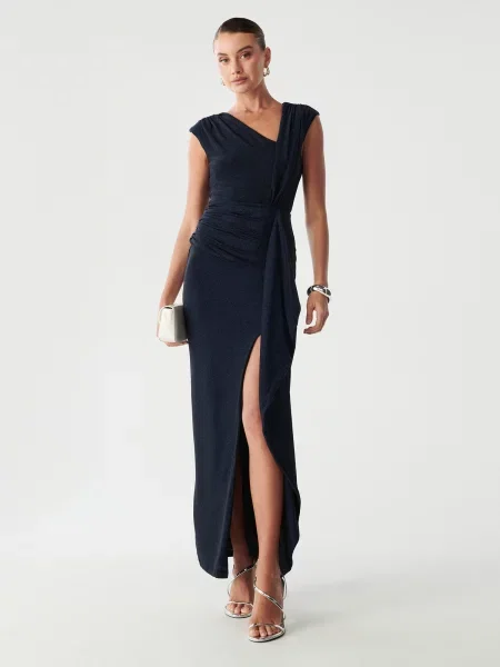 BWLDR Rochie de seară SAMI marin albastru