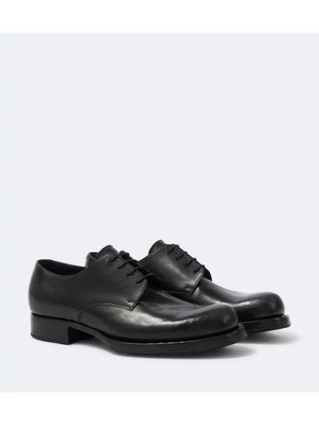 Pantofi derby Prada din piele negru