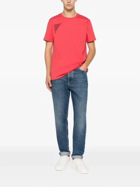 Tricou Dondup cu imagine roșu