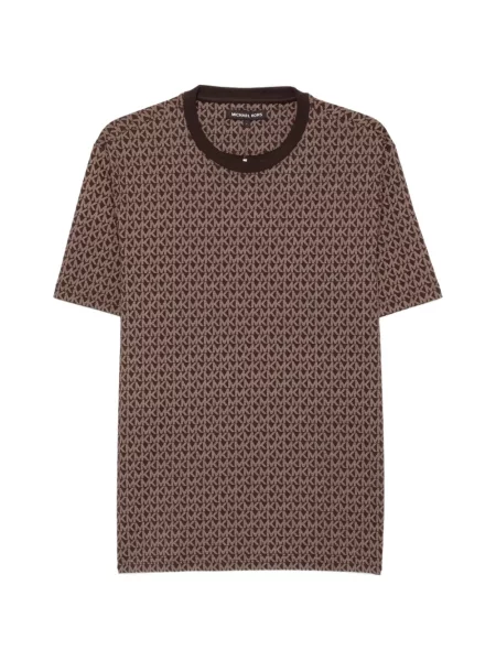 Tricou Michael Kors cu imagine maro