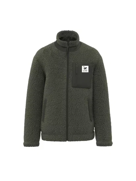Surf Monkey Jachetă fleece închis verde