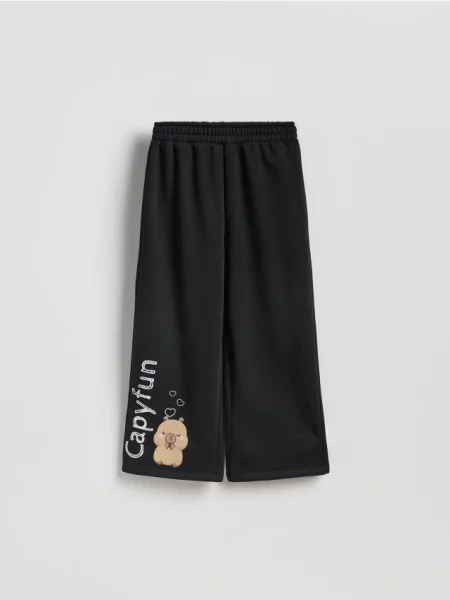 Reserved Спортивні штани CapyFun чорний