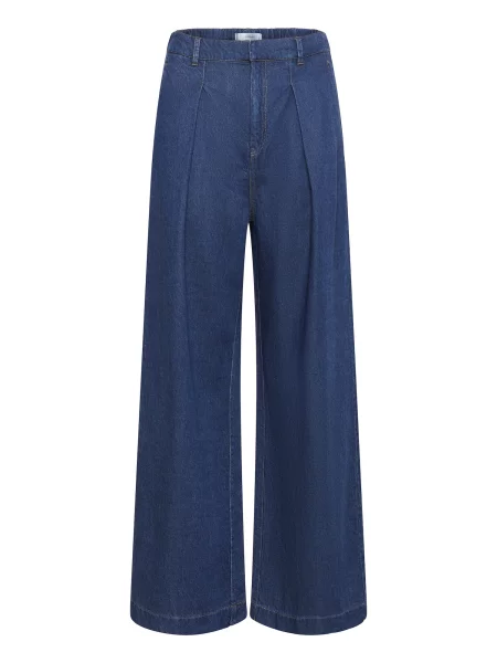 InWear Kalhoty se sklady v pase CarolaIW tmavě modrá