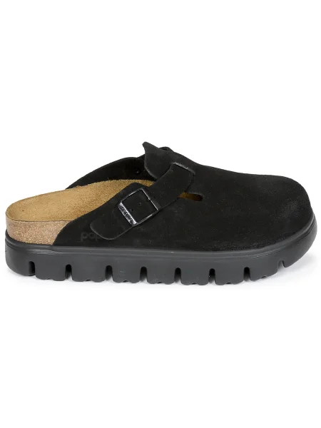 Semišové chunky tenisky Birkenstock čierna