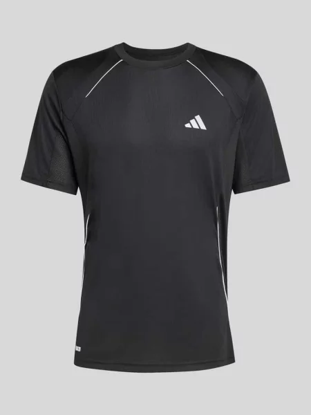 T-shirt sportowy o kroju regular fit z nadrukiem z logo Adidas Training czarna