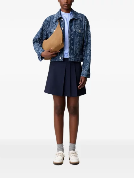 Fusta mini Claudie Pierlot albastru