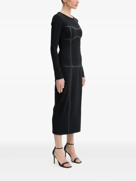 Lung rochie midi Patrizia Pepe negru