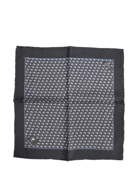 Fular Dolce & Gabbana de mătase cu imagine negru