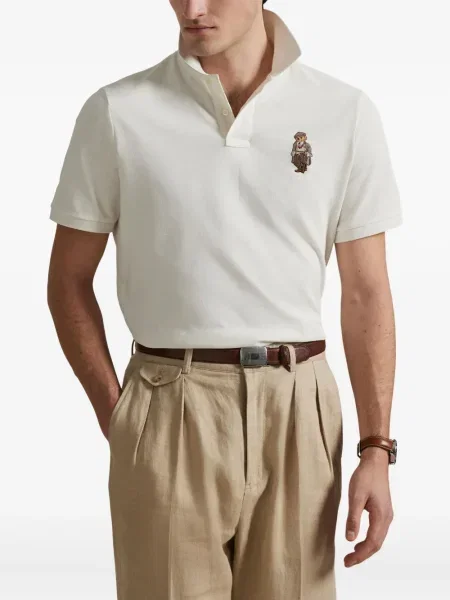 Μικρός κασκέτο Polo Ralph Lauren με χαμηλή μέση υφαίνω διαγωνίως πράσινο