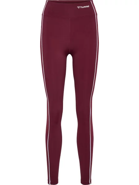 Hummel Pantaloni sport FLASH mov zmeură alb
