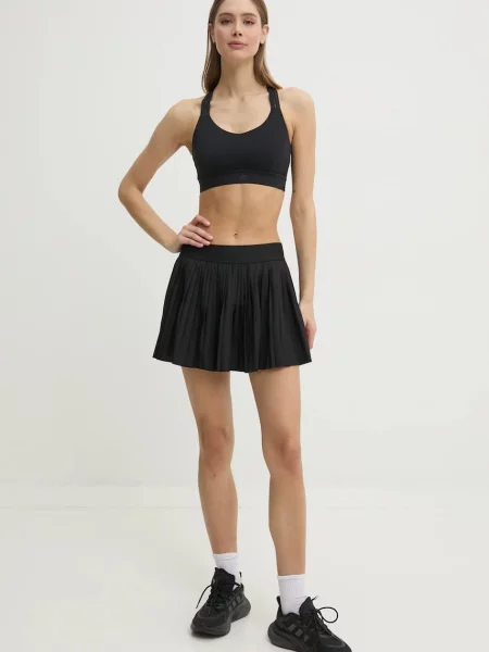 Спортивна спідниця adidas Performance Club mini розкльошена чорний