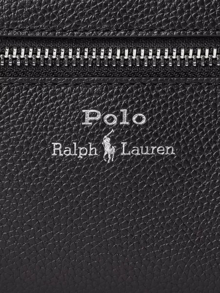 Кожаная косметичка Polo Ralph Lauren черная