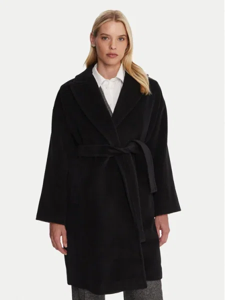 Marella Palton de lână Scherzo negru