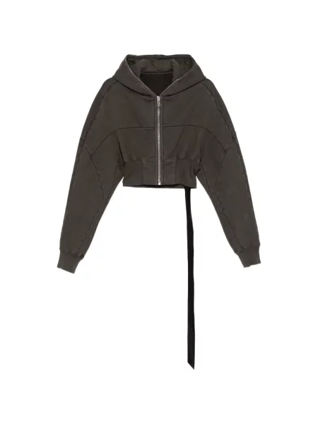 Majica s kapuljačom Rick Owens Drkshdw smeđa