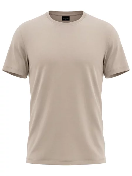 Antargo Tričko Basic T-Shirt' béžová