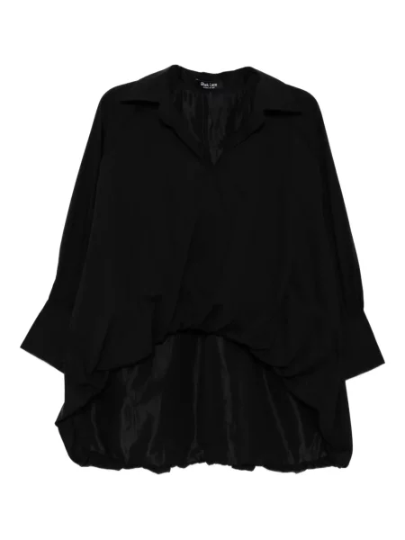 Top Blaklace lung negru