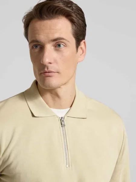 Bluza z kołnierzykiem polo i zamkiem błyskawicznym Lindbergh