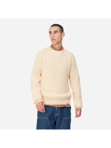 Sweter Carhartt Wip wełniany beżowy