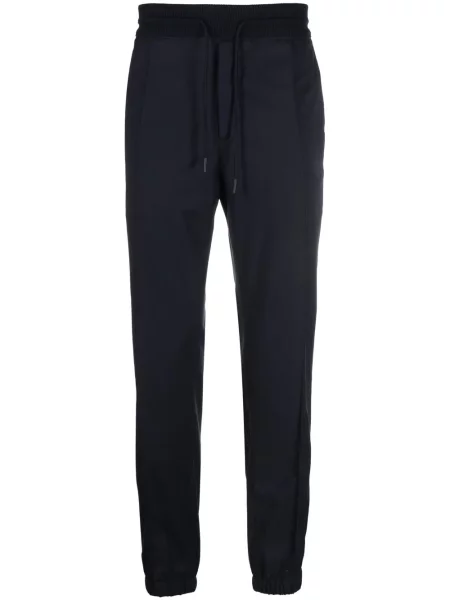 Pantaloni de jogging Zegna de lână albastru