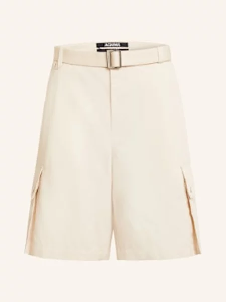 Jacquemus Cargo Šortky Le Cargo Bermuda režná