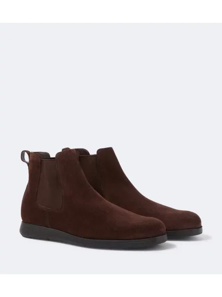 Botine chelsea Church's din piele de căprioară maro