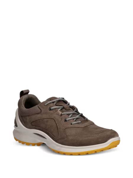Bőr sneaker Ecco barna
