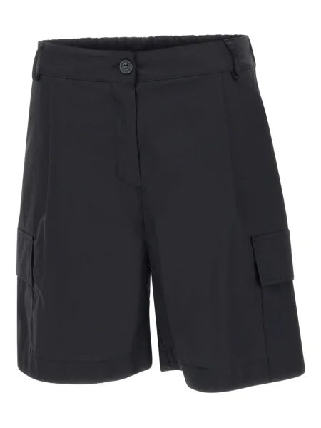 Pantaloni scurți Kaos din poplin negru