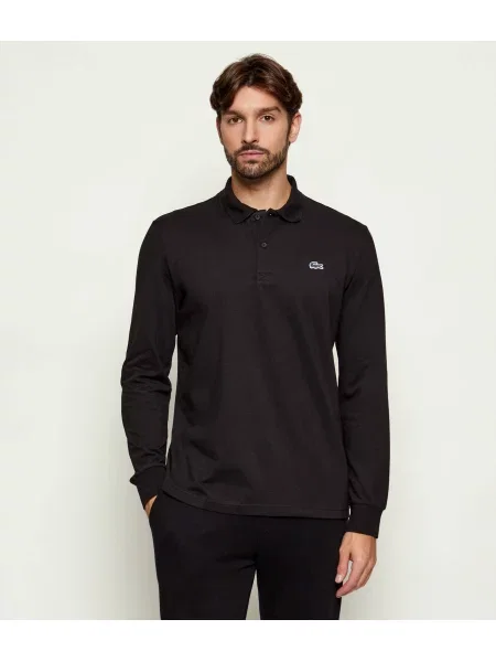Tricou polo Lacoste negru
