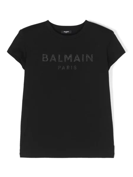 Koszulka dziecięca Balmain czarna