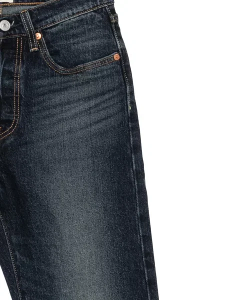 Decupat blugi Levi's® de catifea cord maro