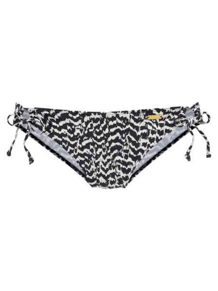 LASCANA Slip costum de baie negru alb