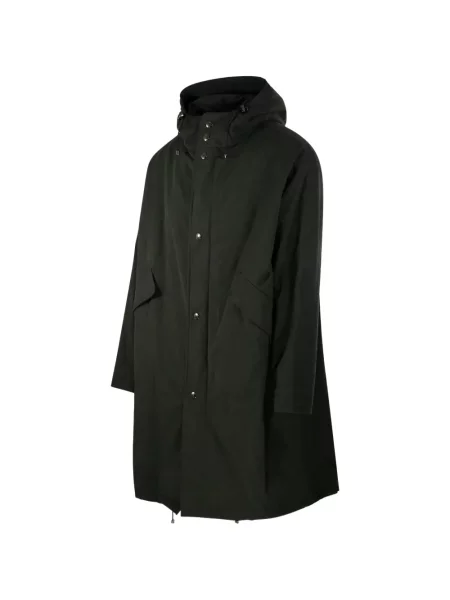 Palton Sealup cu glugă verde