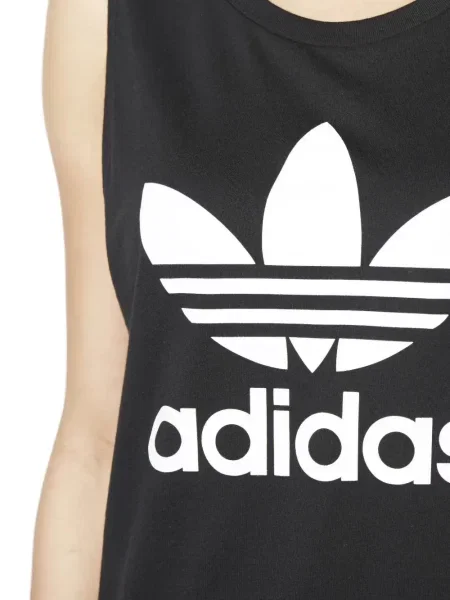 Legginsy Adidas do biegania z nadrukiem z dekoltem w serek czerwone