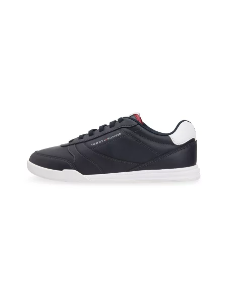 Sneakerși Tommy Hilfiger din piele alb