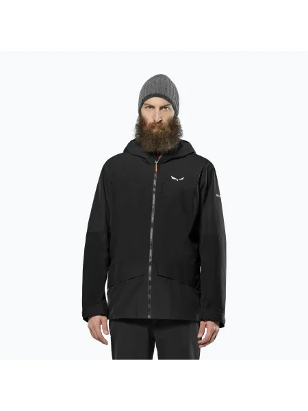 Geacă de ploaie pentru bărbați Salewa Puez GTX 2L EPE black out negru