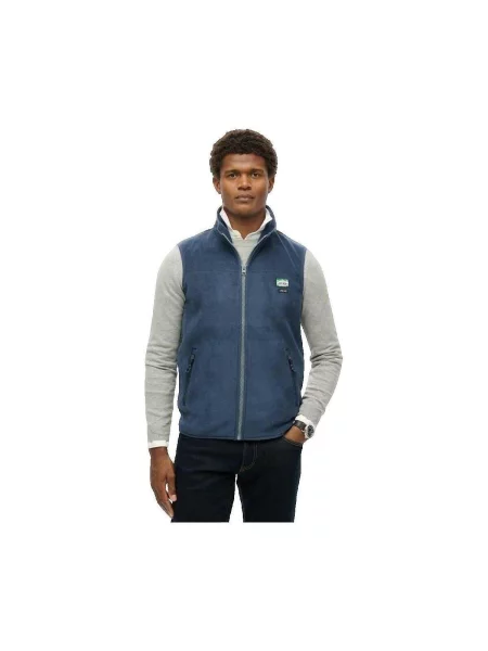 Vestă Superdry albastru