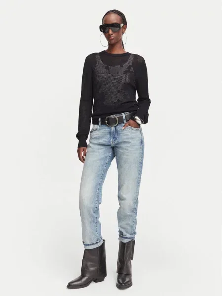G-Star Raw Džinsai Loux Šviesiai Boyfriend Fit mėlyna