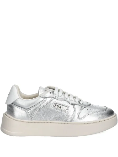 Sneakerși Furla argintiu