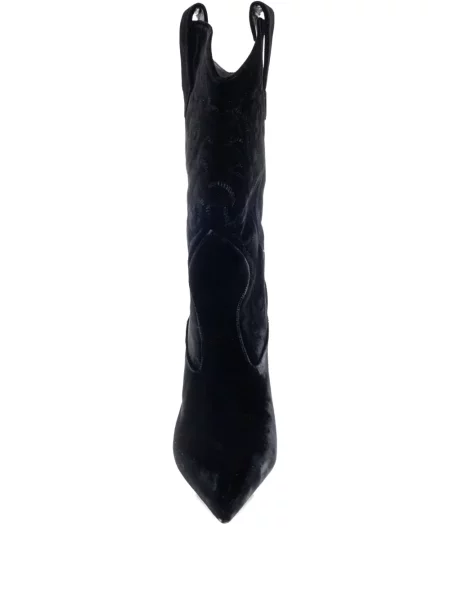 Боти Paris Texas бродирани черно