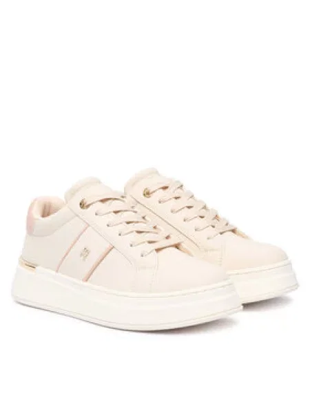 Sneakersy Tommy Hilfiger béžové
