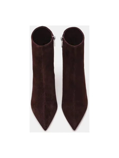 Botki Steve Madden skórzane brązowe