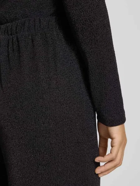 Spodnie szerokie z elastycznym pasem model ‘JINA’ Pieces