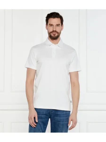 Joop! Polo Preston | Modern fit alb