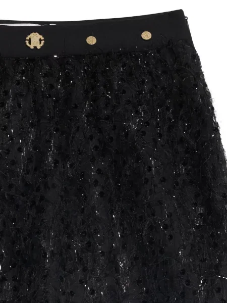 Gyerek mini szoknya Roberto Cavalli fekete