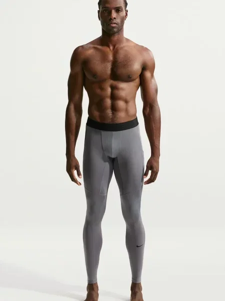 Nike sportovní legíny Pro Dri-FIT šedé