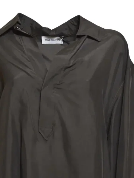 Kołnierzykowy bluzka True Royal czarna