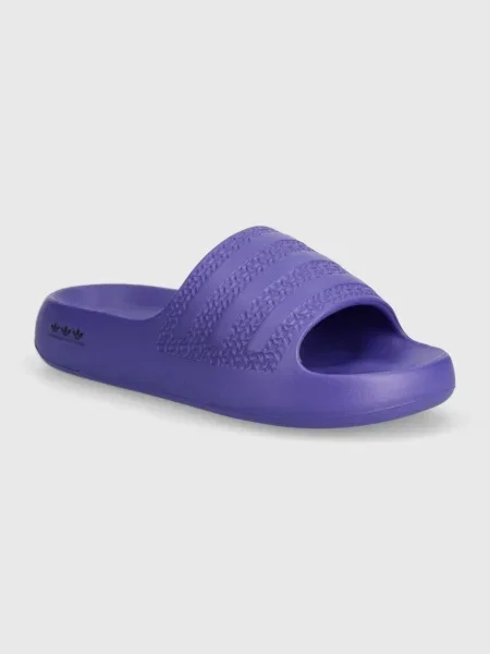 Чехли adidas Originals ADILETTE AYOON W лилаво с платформа виолетово