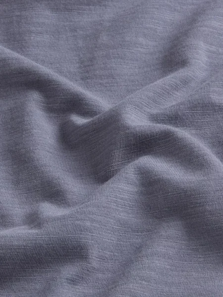 Tricou polo Woolrich din jerseu albastru