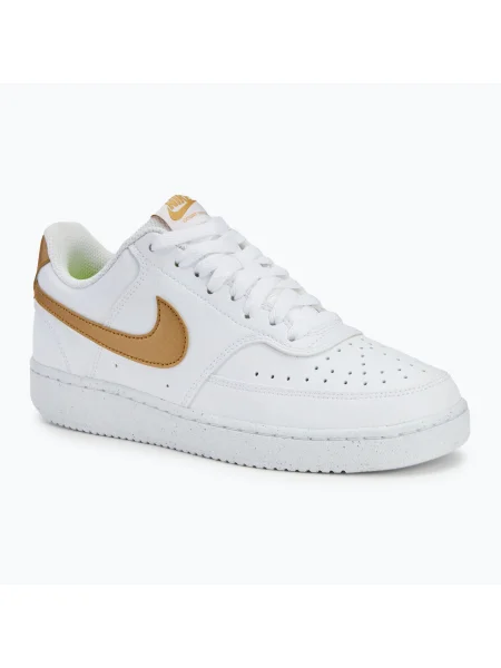 Nike Court Vision Low női cipő Next Nature fehér/metál arany. Méret: 39 EU fehér